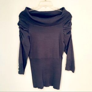 NWT Dark Grey Sweater 3/4 Sleeves